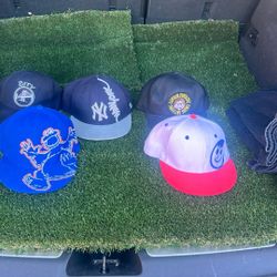 Group of various hats