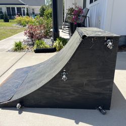 Two Skateboard Ramps