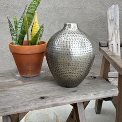 Silver Medal Vase