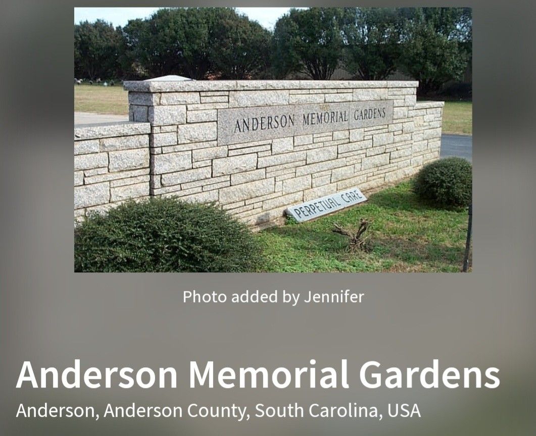3 Burial Plots At Anderson Memorial Gardens 