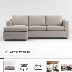 Crate and Barrel Barrett Sofa, Like New