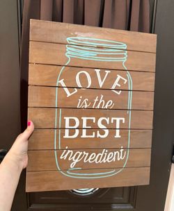 Rustic wood frame