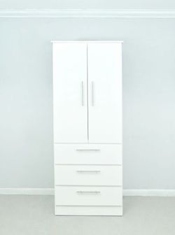 Wardrobe closet  White / Black / Gray Armario guardarropa Blanco / Negro / Gris Mate o Glossy