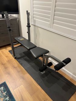 Weider Adjustable Weight Bench with Leg Extension/Curl