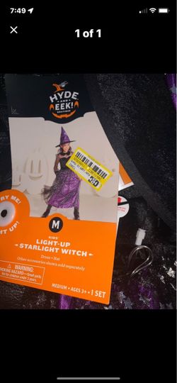 Hyde & EEK Kids' Light-Up Starlight Witch Costume