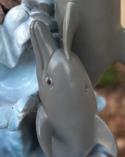 Dolphins Glass Table  