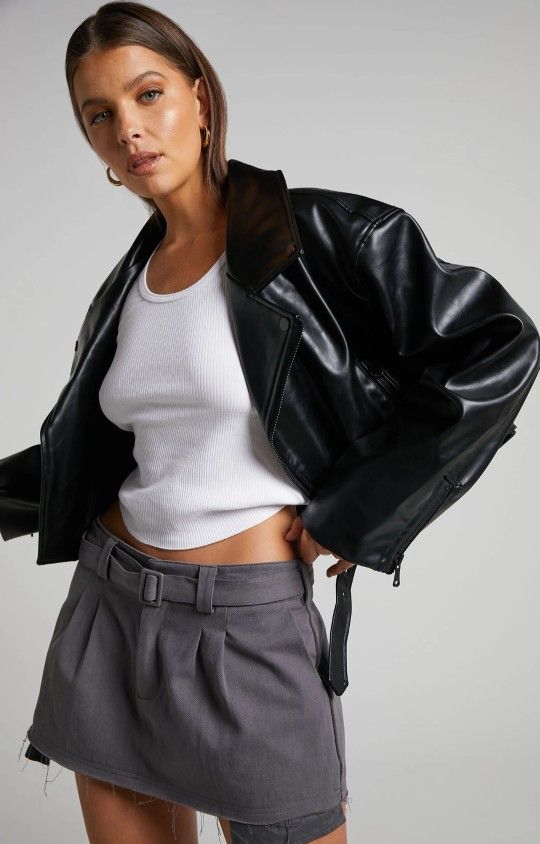 Black Leather Jacket (Lioness Staten Island)