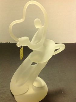 Clear crystal Statue