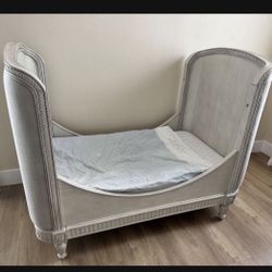 Restoration Hardware Crib, Full Set With Toddler Sides, And Crib Baby Sides
