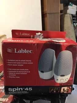 Brand new speakers