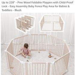 Extra Large Baby Gate/Play Yard