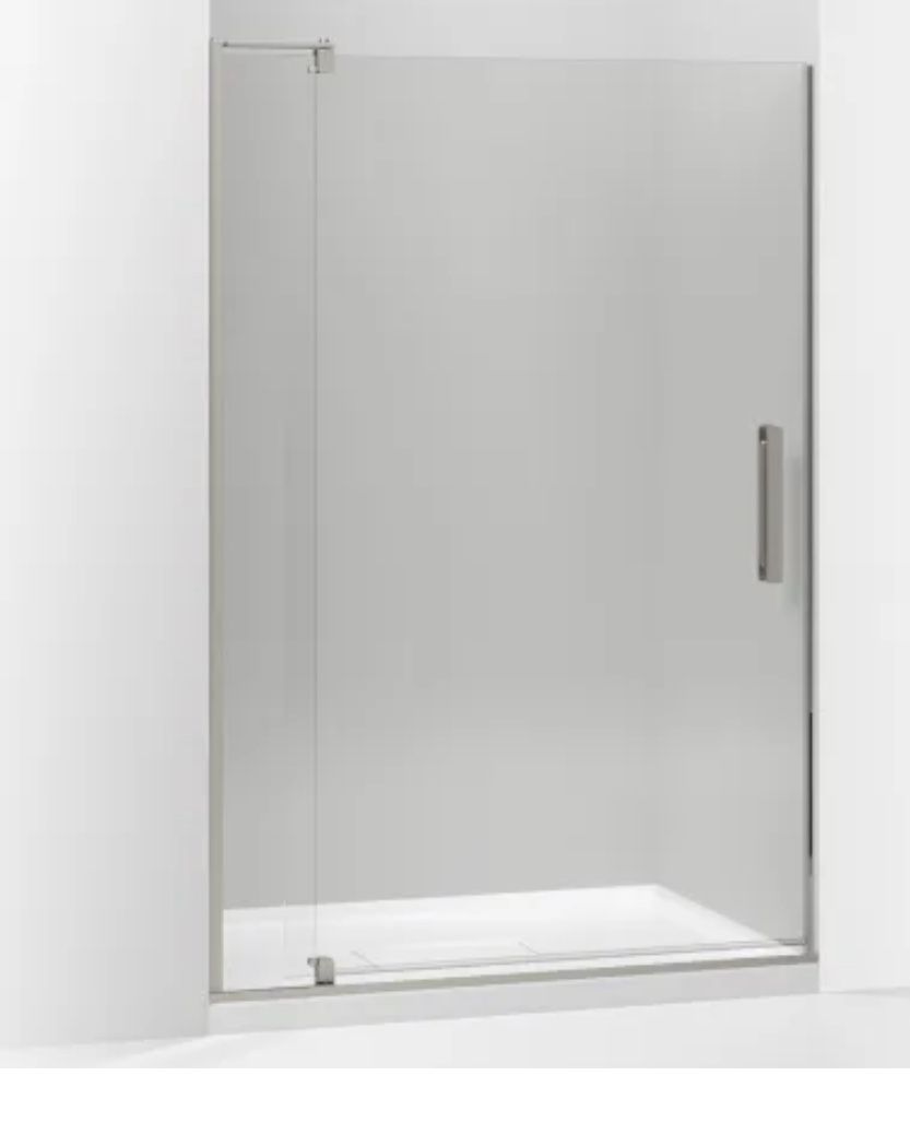 Kohler 48” Shower Door In Brushed Nickel