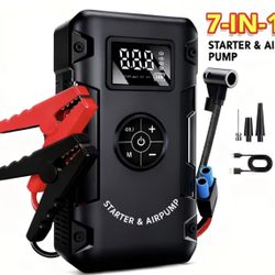 Emergency Battery Jumper And Air Compressor 