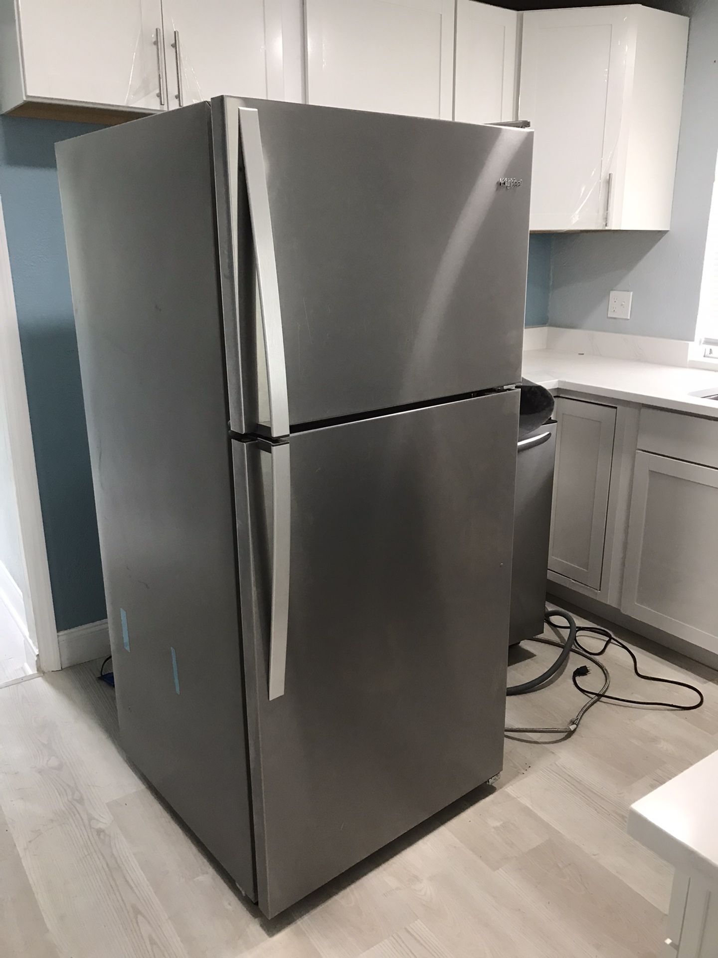 Refrigerator + Electric Stove