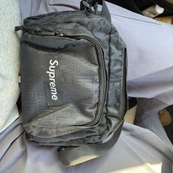 Supreme Black Shoulder Bag 