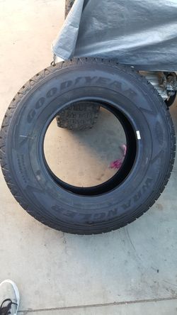Goodyear wrangler tire