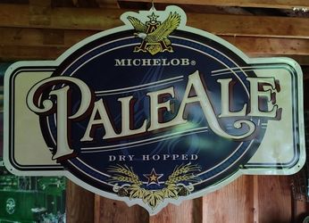 1997 Michelob Pale Ale 25"x36" Vintage Beer Sign Decor
