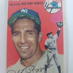 1954 TOPPS BASEBALL PHIL RIZZUTO CARD