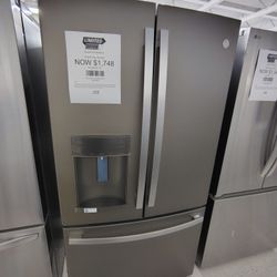Only $1748! GE 27.8 Cu Ft French Door Refrigerator in Slate, ENERGY STAR