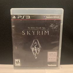 Elder Scrolls V Skyrim - PlayStation 3 PS3 - Complete w/ Manual 