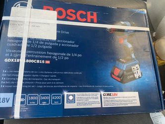 Brand New! Bosch Freak Core 18v 1/2- in Variable Speed Brushless Cordless Impact Driver (1- Battery)