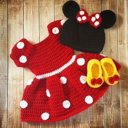 Baby Halloween Costume Crochet Baby Minnie Mouse Costume Set Disney Baby Disney Princess