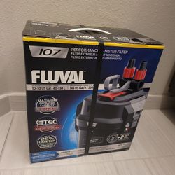 Fluval 107 Canister Filter (Up To 30 Gallons) Like New!