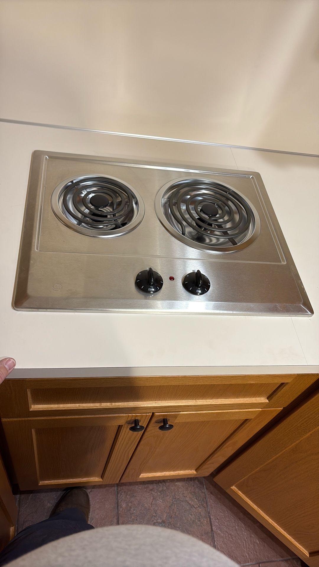GE Two Burner Cooktop