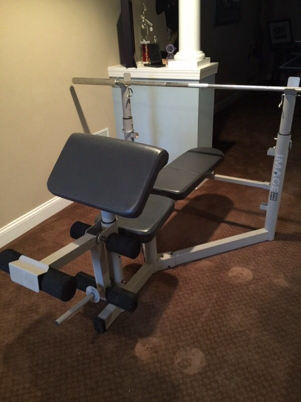 Image 3.0 weight bench/ weights
