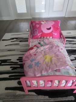 Pink Toddler Bed With Mattress 
