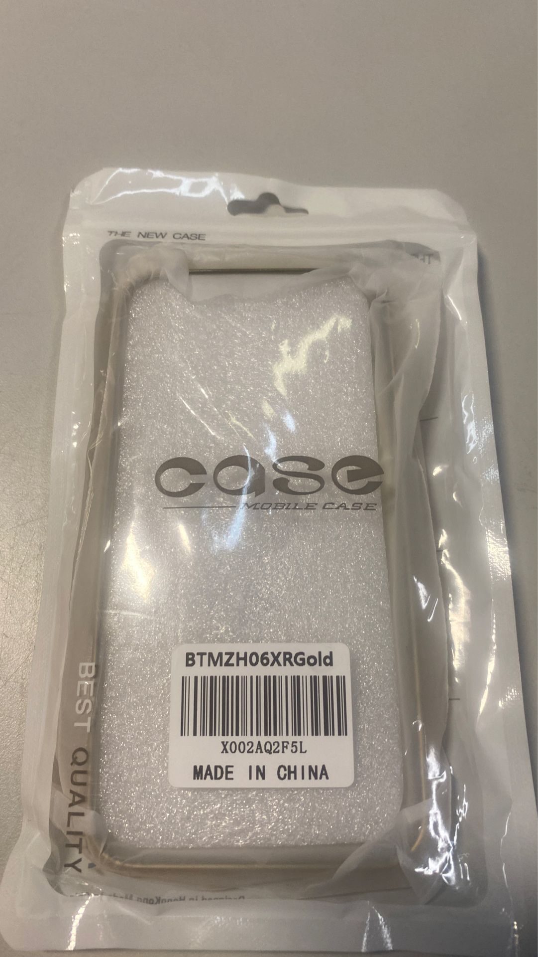 xR gold case clear back