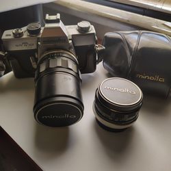 Minolta SRT-101 35mm Film Camera Kit