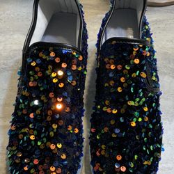 Sequin Sneakers Size 42  $10.00 