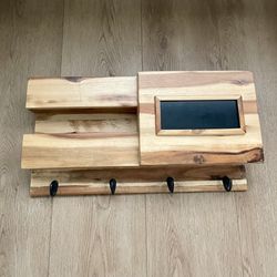 Wall Shelf Coat Rack With Storage