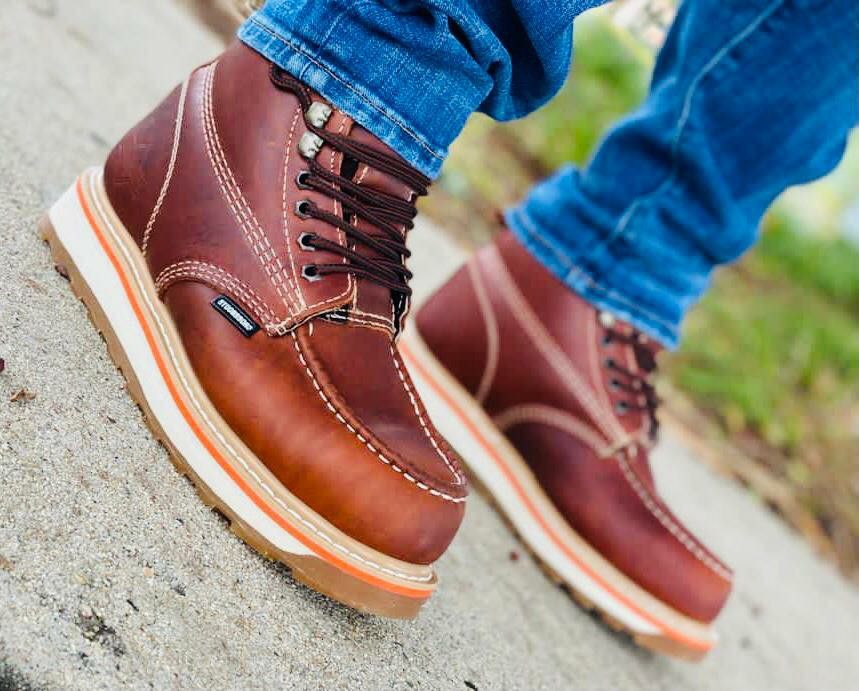 Botas de Piel De México Cómodas Para Trabajar
