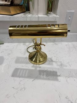 Brass Adjustable Piano / Library Desk Lamp – Vintage Style