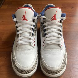Nike Air Jordan III 3 “True Blue” Sz 9