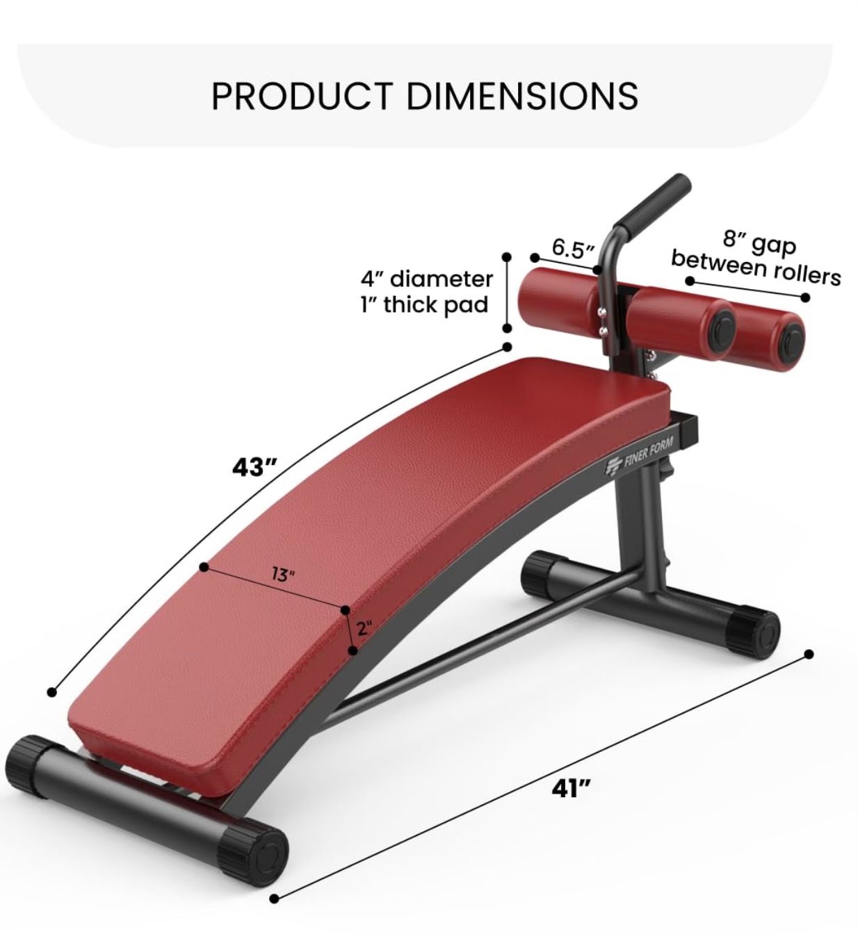 New abdominal workout bench