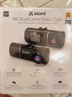 Atomi 4K Dual Lens Dash Cam