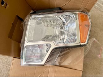 Headlight Lamp-2009 - 2014 Ford F-150 Left Passenger Halogen