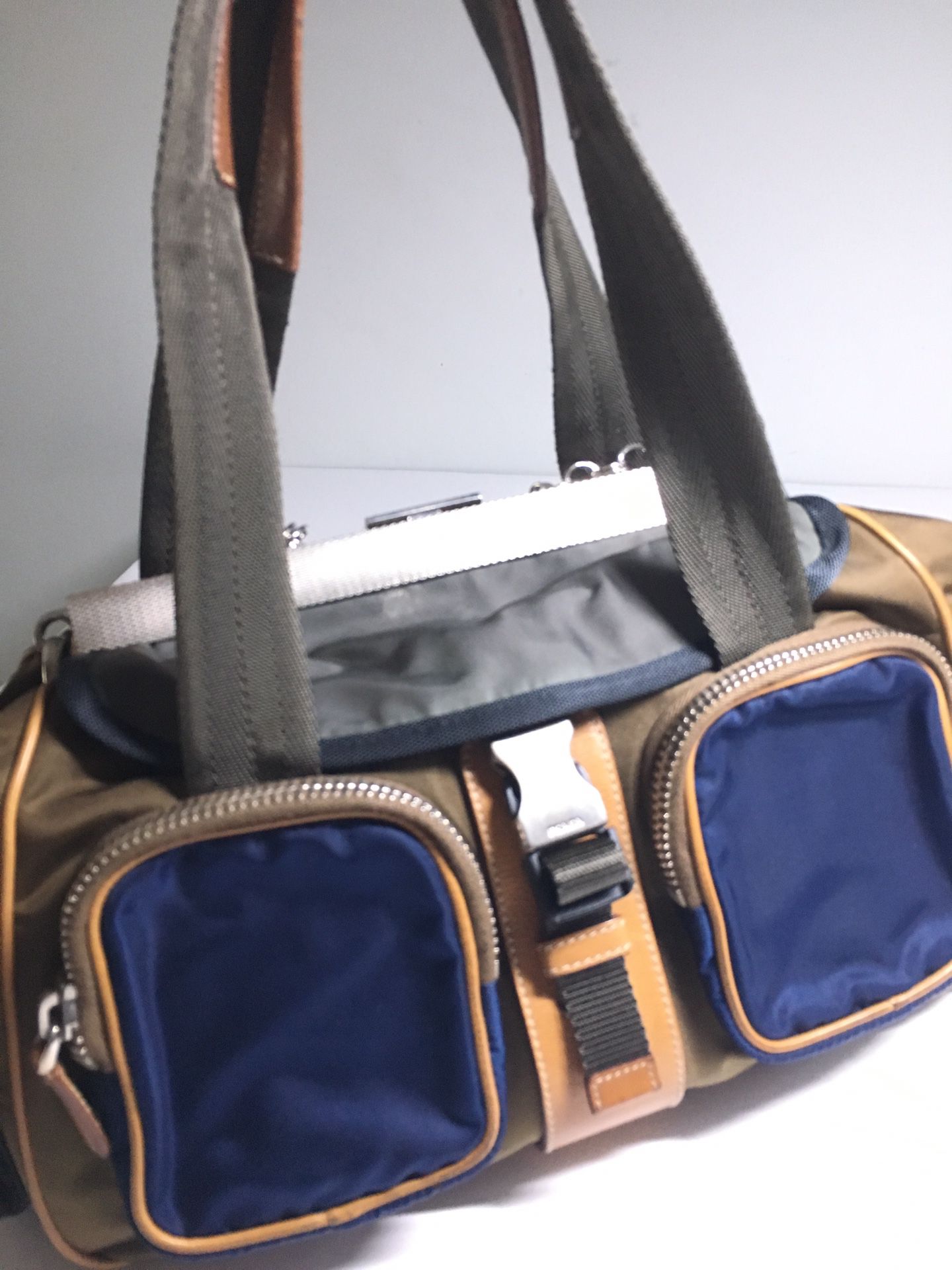 Prada nylon/leather sporty bag - authentic