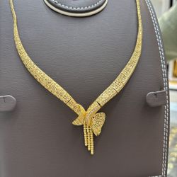 21k Gold Necklace 