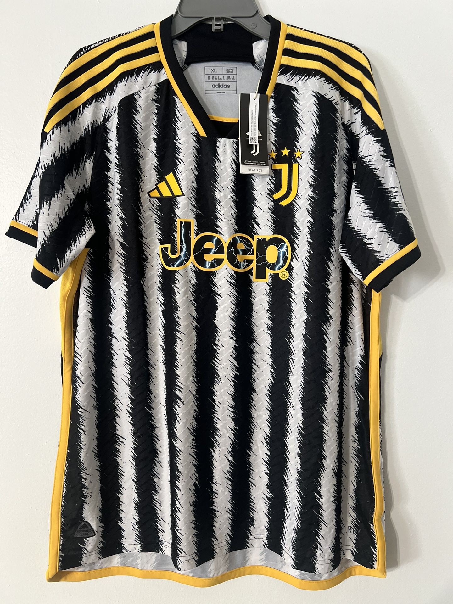 ADIDAS JUVENTUS JERSEY AUTHENTIC SZ XL & L
