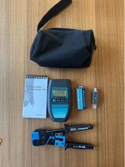 Microtest MicroScanner Pro Network Cable Tester & Ethernet Cable crimp Tool