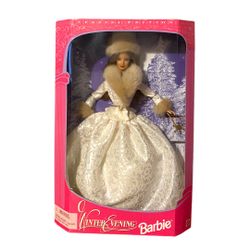 Collectible Mattel 1998 Holiday Barbie in its original box