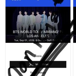 BTS tickets 
