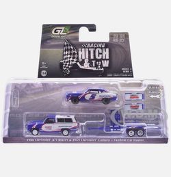 Greenlight Hitch & Tow 1986 Chevrolet K5 Blazer & 1969 Camaro 1:64 Scale Model Toy