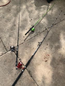 Fishing Rod and Reel Combo Set of 3