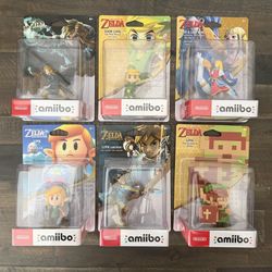 Zelda lot of 6 amiibo Nintendo Switch