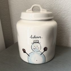$25…New Rae Dunn large Farmhouse believe. canister.  Please pickup in the area of 36th Ave and Pinnacle peak within 24hours of take greatly appreciate